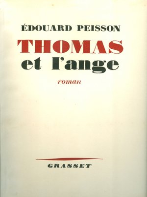 cover image of Thomas et l'ange